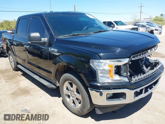 2018 Ford F-150 XL with VIN 1FTEW1C50JKF28600, listed as a IAAI auction lot 42081191 with 105,636 mi miles and . Bid and sale history available at DreamBid. Image 1.