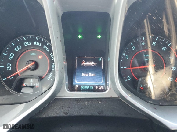2015 Chevrolet Camaro SS with VIN 2G1FK1EJ4F9266107, listed as a Copart auction lot 86347574 with 56,947 mi miles and Salvage Title. Bid and sale history available at carsss.com. Image 9.