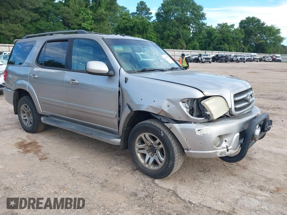 2003 Toyota Sequoia Limited with VIN 5TDBT48A73S199716, listed as a IAAI auction lot 42228560 with 242,716 mi miles and . Bid and sale history available at DreamBid. Image 1.