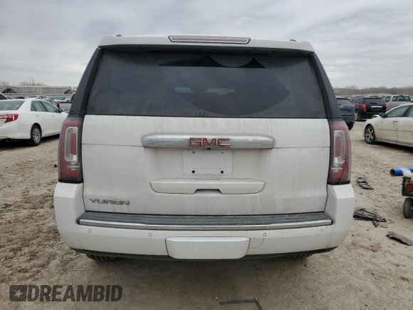 2018 GMC Yukon Denali with VIN 1GKS2CKJ4JR334480, listed as a Copart auction lot 47034435 with 84,787 mi miles and Salvage Title. Bid and sale history available at carsss.com. Image 6.