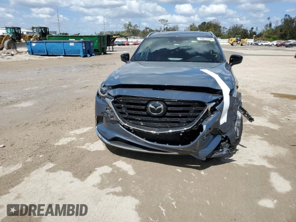2022 Mazda CX-9 Grand Touring with VIN JM3TCBDY8N0621209, listed as a Copart auction lot 76873744 with 24,339 mi miles and Salvage Title. Bid and sale history available at carsss.com. Image 5.