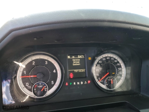 2018 Ram 2500 Tradesman with VIN 3C6UR5HL6JG366469, listed as a Copart auction lot 80321094 with 73,719 mi miles and Non Repairable. Bid and sale history available at carsss.com. Image 9.