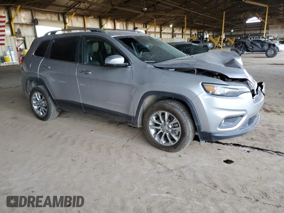 2021 Jeep Cherokee Latitude Lux with VIN 1C4PJLMNXMD108417, listed as a Copart auction lot 45930195 with 73,859 mi miles and Salvage Title. Bid and sale history available at carsss.com. Image 4.