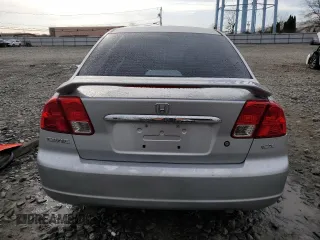 2003 Honda Civic EX with VIN 2HGES25753H588044, listed as a Copart auction lot 49589215 with 231,351 mi miles and Salvage Title. Bid and sale history available at DreamBid. Image 6.