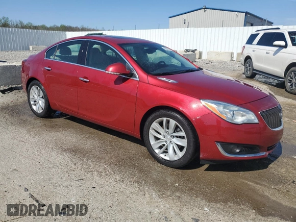 2014 Buick Regal Premium I with VIN 2G4GN5EX2E9202527, listed as a Copart auction lot 52016375 with 74,987 mi miles and Salvage title. Bid and sale history available at DreamBid. Image 4.