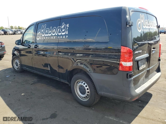 2022 Mercedes-Benz Metris Cargo Van with VIN W1YV0CEYXN3972048, listed as a Copart auction lot 63077454 with 0 mi miles and Salvage Title. Bid and sale history available at carsss.com. Image 2.