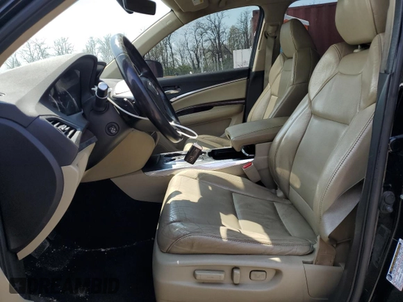 2017 Acura MDX Technology z VIN 5FRYD4H55HB005205, wystawiony jako Copart lot #52729095 z przebiegiem 122 333 mil mil oraz Szkody całkowita. Historia ofert i sprzedaży dostępna na DreamBid. Obrazek 7.