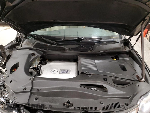 2012 Lexus RX 450h with VIN JTJBC1BA7C2435423, listed as a Copart auction lot 58962795 with 116,091 mi miles and Clean title. Bid and sale history available at DreamBid. Image 12.