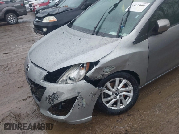 2015 Mazda 5 Sport with VIN JM1CW2BL4F0189484, listed as a IAAI auction lot 41123606 with Not Provided miles. Bid and sale history available at carsss.com. Image 6.