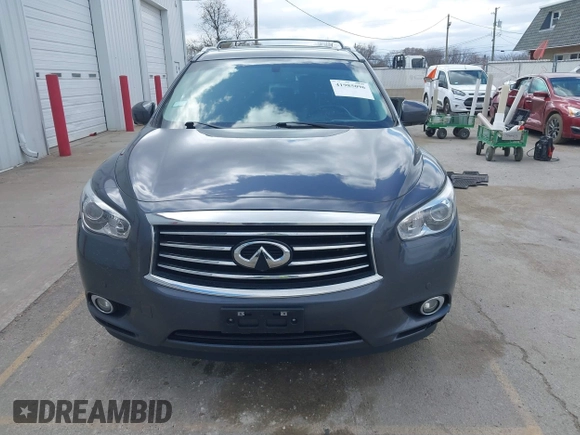 2013 Infiniti JX35 z VIN 5N1AL0MM2DC348245, wystawiony jako IAAI lot #41985096 z przebiegiem 130 127 mil mil oraz . Historia ofert i sprzedaży dostępna na DreamBid. Obrazek 12.