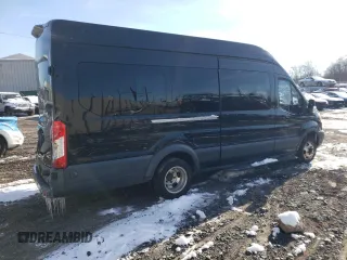 2018 Ford Transit XL z VIN 1FBVU4XGXJKA27026, wystawiony jako Copart lot #85449514 z przebiegiem 142 942 mil mil oraz Szkoda całkowita • Salvage title. Historia ofert i sprzedaży dostępna na DreamBid. Obrazek 3.