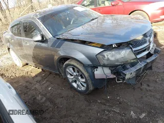 2013 Dodge Avenger R/T with VIN 1C3CDZBG3DN585962, listed as a IAAI auction lot 41386393 with 164,801 mi miles. Bid and sale history available at carsss.com. Image 1.