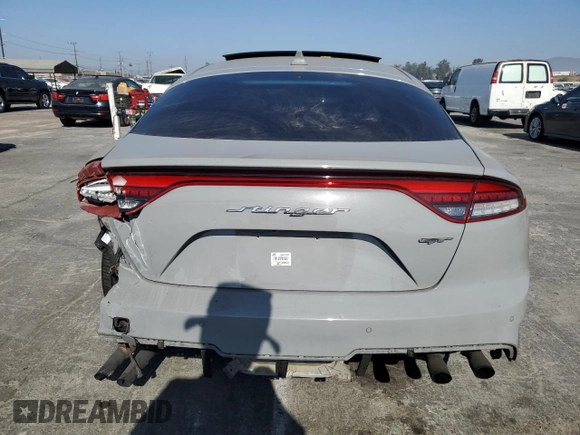 2022 Kia Stinger GT1 with VIN KNAE45LC9N6119924, listed as a Copart auction lot 74745054 with 43,142 mi miles and Salvage Title. Bid and sale history available at DreamBid. Image 6.