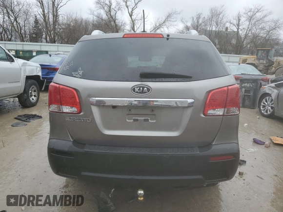 2012 Kia Sorento LX with VIN 5XYKTCA66CG270725, listed as a Copart auction lot 46607405 with Not Provided miles and Non Repairable. Bid and sale history available at DreamBid. Image 6.