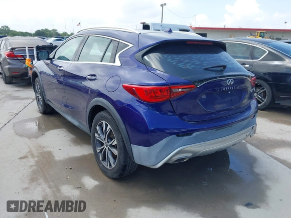 2017 Infiniti QX30 Premium with VIN SJKCH5CR9HA035085, listed as a IAAI auction lot 42675557 with Not provided miles and . Bid and sale history available at DreamBid. Image 3.