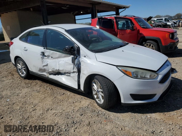 2017 Ford Focus SE with VIN 1FADP3F24HL208356, listed as a Copart auction lot 51853995 with 109,319 mi miles and Salvage Title. Bid and sale history available at carsss.com. Image 7.