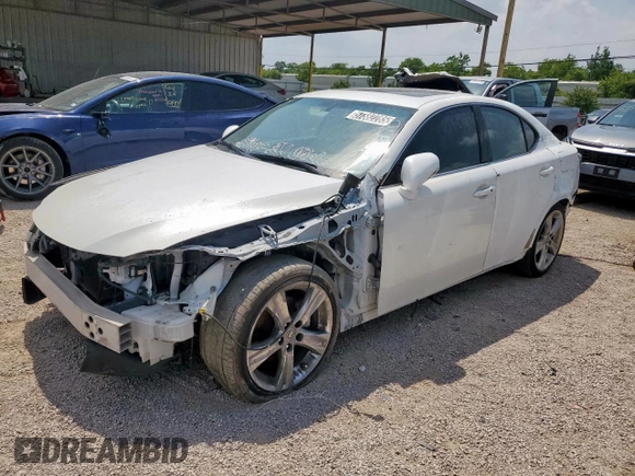 2011 Lexus IS 250 with VIN JTHBF5C23B2101475, listed as a Copart auction lot 57382285 with 161,801 mi miles and Salvage title. Bid and sale history available at DreamBid. Image 1.