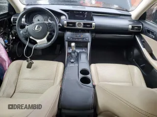 2014 Lexus IS 250 with VIN JTHCF1D25E5003949, listed as a Copart auction lot 58034355 with 132,647 mi miles and Salvage title. Bid and sale history available at DreamBid. Image 8.