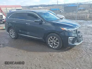 2019 Kia Sorento SX Limited z VIN 5XYPKDA51KG462171, wystawiony jako IAAI lot #41541114 z przebiegiem 79 516 mil mil oraz . Historia ofert i sprzedaży dostępna na DreamBid. Obrazek 1.