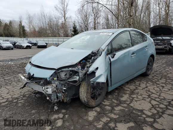 2013 Toyota Prius One with VIN JTDKN3DU5D1684374, listed as a Copart auction lot 45811835 with 152,241 mi miles and Salvage Title. Bid and sale history available at carsss.com. Image 1.
