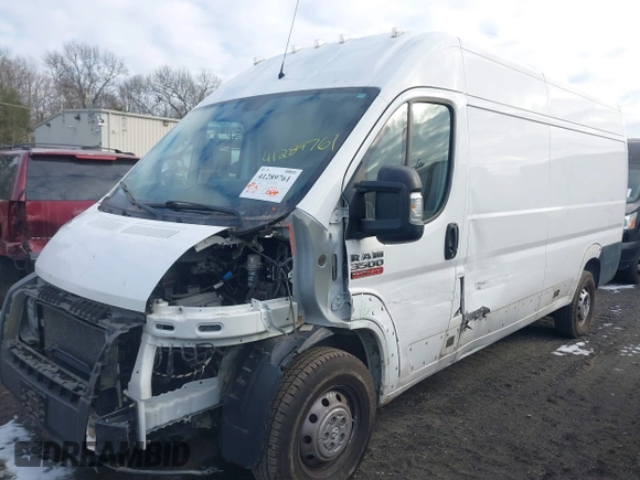 2020 Ram ProMaster Cargo with VIN 3C6URVJG3LE119339, listed as a IAAI auction lot 41289761 with 64,055 mi miles and . Bid and sale history available at carsss.com. Image 18.