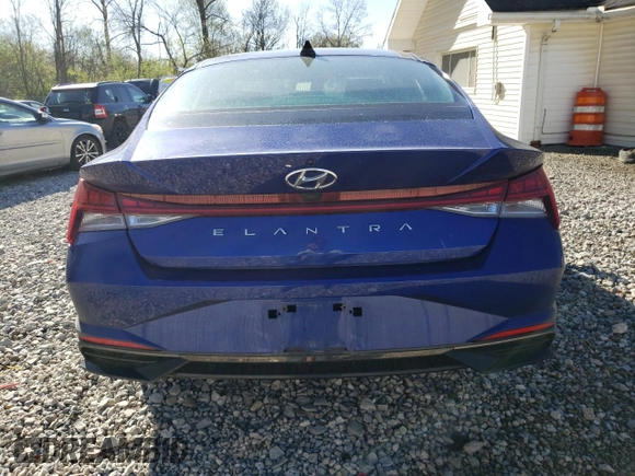 2022 Hyundai Elantra SEL z VIN KMHLN4AG9NU341703, wystawiony jako Copart lot #55013655 z przebiegiem 51 695 mil mil oraz Szkoda całkowita • Salvage title. Historia ofert i sprzedaży dostępna na DreamBid. Obrazek 6.