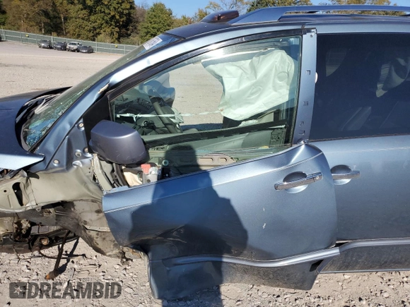 2008 Nissan Quest SL with VIN 5N1BV28U38N111276, listed as a Copart auction lot 76967564 with 0 mi miles and Salvage Title. Bid and sale history available at carsss.com. Image 7.