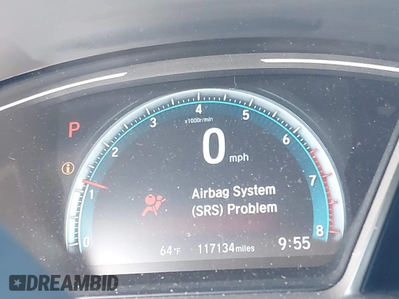 2017 Honda Civic Sedan EX-L with VIN 2HGFC1F76HH637432, listed as a IAAI auction lot 42007237 with 117,134 mi miles. Bid and sale history available at carsss.com. Image 15.
