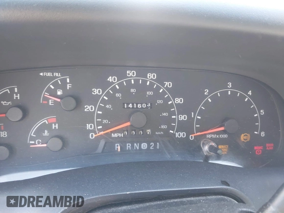 2001 Ford Super Duty F-250 XL with VIN 1FTNX21L51EC28036, listed as a IAAI auction lot 41768113 with 141,603 mi miles. Bid and sale history available at carsss.com. Image 7.