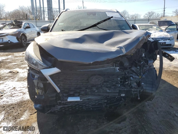 2021 Hyundai Tucson Limited with VIN KM8J3CAL4MU316579, listed as a Copart auction lot 45906065 with 0 mi miles and Salvage Title. Bid and sale history available at carsss.com. Image 5.