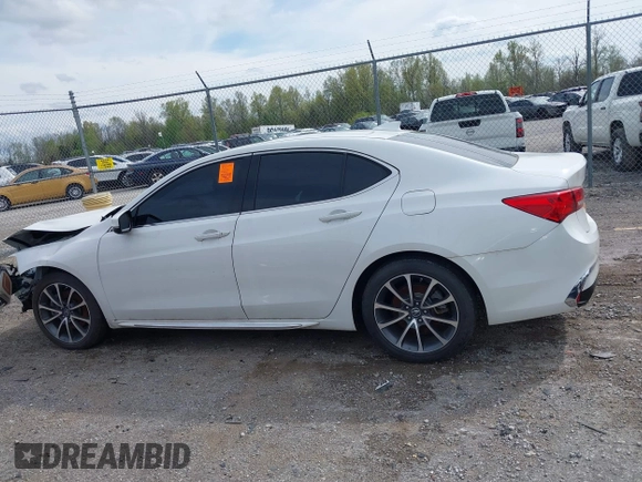 2018 Acura TLX w/Technology Pkg with VIN 19UUB2F58JA004966, listed as a IAAI auction lot 42035498 with 54,124 mi miles. Bid and sale history available at carsss.com. Image 13.