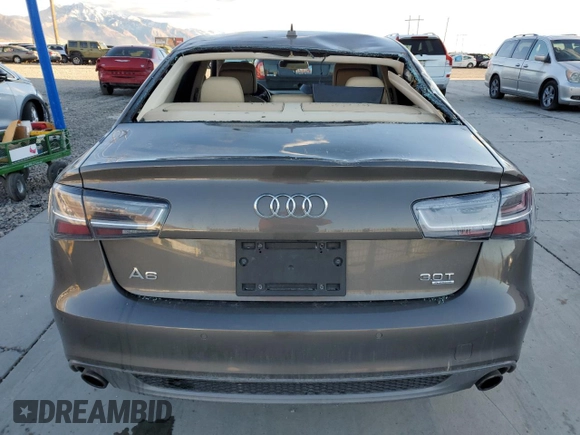 2012 Audi A6 3.0T Prestige with VIN WAUHGAFC4CN102086, listed as a Copart auction lot 79493634 with 139,540 mi miles and Salvage Title. Bid and sale history available at carsss.com. Image 6.