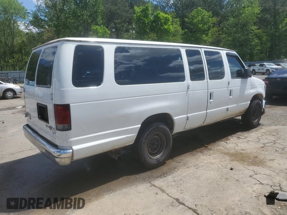 2012 Ford Econoline Passenger XL with VIN 1FBSS3BL5CDA01156, listed as a Copart auction lot 50744455 with 386,889 mi miles and Salvage title. Bid and sale history available at DreamBid. Image 3.