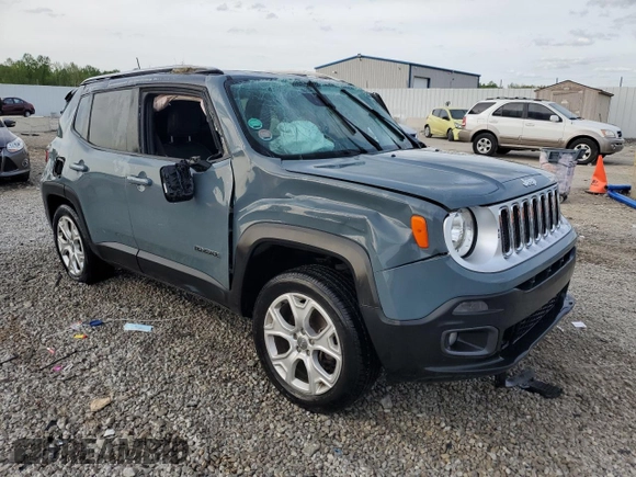 2018 Jeep Renegade Limited z VIN ZACCJADB3JPJ04597, wystawiony jako Copart lot #53925805 z przebiegiem 89 226 mil mil oraz Nie do naprawy • Non repairable. Historia ofert i sprzedaży dostępna na DreamBid. Obrazek 4.