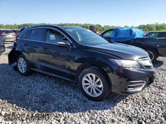 2017 Acura RDX with VIN 5J8TB4H38HL038049, listed as a Copart auction lot 46052445 with Not provided miles and Salvage title. Bid and sale history available at DreamBid. Image 4.
