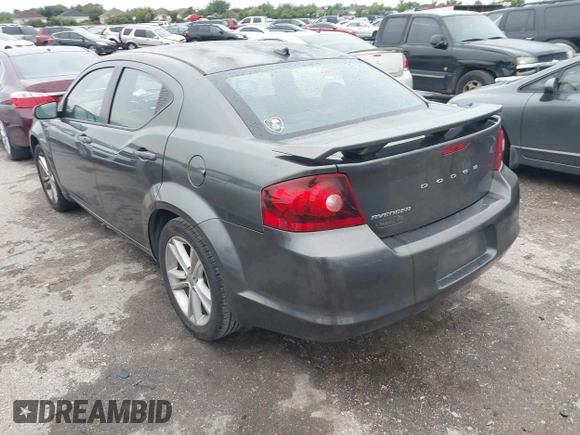 2014 Dodge Avenger SE with VIN 1C3CDZAB5EN234445, listed as a IAAI auction lot 42669108 with 82,930 mi miles and . Bid and sale history available at DreamBid. Image 3.
