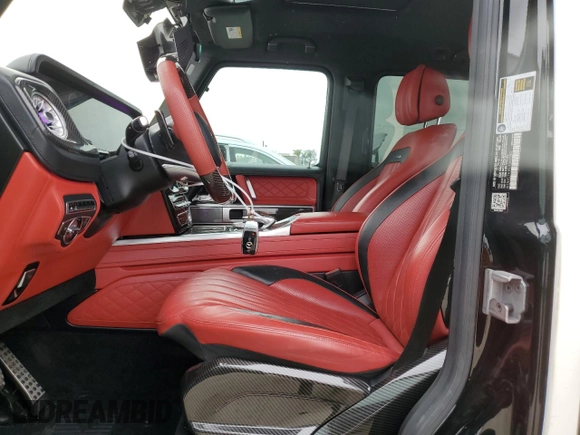 2020 Mercedes-Benz G 63 AMG with VIN W1NYC7HJ9LX352580, listed as a Copart auction lot 55380114 with 22,739 mi miles and Salvage Title. Bid and sale history available at DreamBid. Image 7.