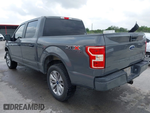 2018 Ford F-150 XL with VIN 1FTEW1EP4JFE22867, listed as a IAAI auction lot 42105313 with 185,175 mi miles and . Bid and sale history available at DreamBid. Image 3.