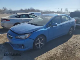 2021 Subaru Impreza Premium with VIN 4S3GKAV64M3602609, listed as a Copart auction lot 46049225 with Not provided miles and Salvage title. Bid and sale history available at DreamBid. Image 1.