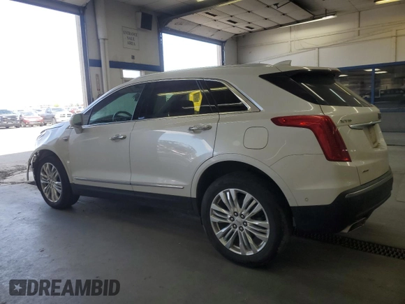 2017 Cadillac XT5 Premium Luxury AWD with VIN 1GYKNERS8HZ182429, listed as a Copart auction lot 53484205 with 133,859 mi miles and Salvage Title. Bid and sale history available at carsss.com. Image 2.