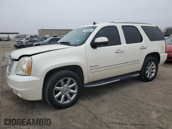 2012 GMC Yukon Denali with VIN 1GKS1EEF9CR286600, listed as a Copart auction lot 44409805 with 140,156 mi miles and Salvage Title. Bid and sale history available at carsss.com. Image 1.
