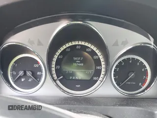 2011 Mercedes-Benz C 300 Sport with VIN WDDGF8BB4BR174653, listed as a IAAI auction lot 42524528 with 157,448 mi miles and . Bid and sale history available at DreamBid. Image 7.