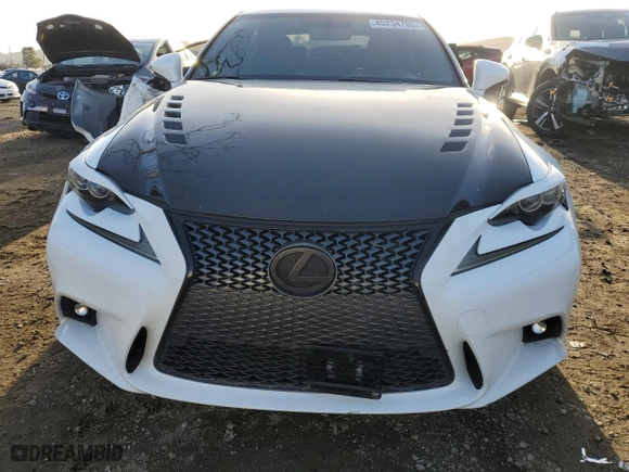 2014 Lexus IS 350 with VIN JTHCE1D27E5004412, listed as a Copart auction lot 45234785 with 116,144 mi miles and Salvage Title. Bid and sale history available at carsss.com. Image 5.