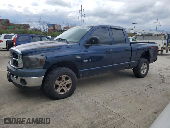 2008 Dodge 1500 ST with VIN 1D7HU18288J129733, listed as a Copart auction lot 53125745 with 201,051 mi miles and Clean Title. Bid and sale history available at DreamBid. Image 1.