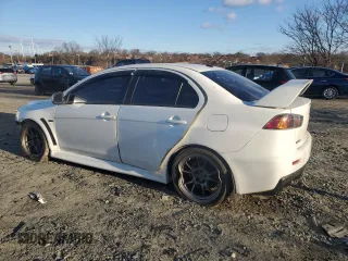 2012 Mitsubishi Lancer Evolution GSR with VIN JA32W8FV7CU030939, listed as a Copart auction lot 45256925 with 201,983 mi miles and Salvage Title. Bid and sale history available at carsss.com. Image 2.