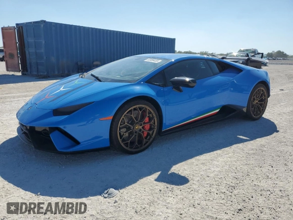 2018 Lamborghini Huracan z VIN ZHWUD4ZF2JLA08437, wystawiony jako Copart lot #50956455 z przebiegiem 7412 mil mil oraz Nie do naprawy. Historia ofert i sprzedaży dostępna na DreamBid. Obrazek 1.