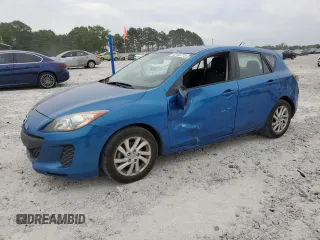 2012 Mazda Mazda3 i Touring with VIN JM1BL1L77C1679746, listed as a Copart auction lot 52483775 with 127,089 mi miles and Salvage Title. Bid and sale history available at carsss.com. Image 1.