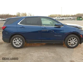 2022 Chevrolet Equinox LT with VIN 3GNAXUEVXNL231534, listed as a IAAI auction lot 40765944 with 22,403 mi miles. Bid and sale history available at carsss.com. Image 13.