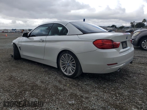 2014 BMW 4 Series 435i z VIN WBA3T3C52EP737743, wystawiony jako Copart lot #55526655 z przebiegiem 75 583 mil mil oraz Szkoda całkowita • Salvage title. Historia ofert i sprzedaży dostępna na DreamBid. Obrazek 2.