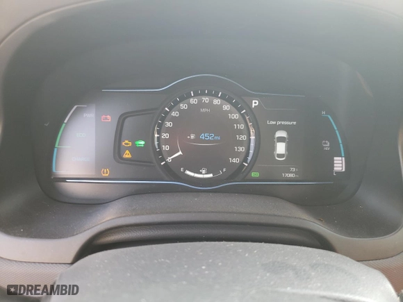 2019 Hyundai Ioniq Plug-In Hybrid Limited with VIN KMHC75LD0KU162836, listed as a Copart auction lot 71446534 with 17,080 mi miles and Salvage Title. Bid and sale history available at carsss.com. Image 9.